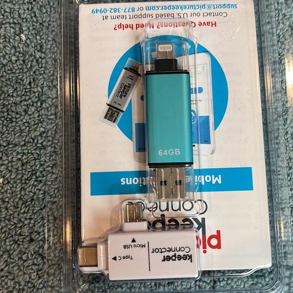 Picture Keeper Connect 64GB blue 1736 - Picture 2 of 2